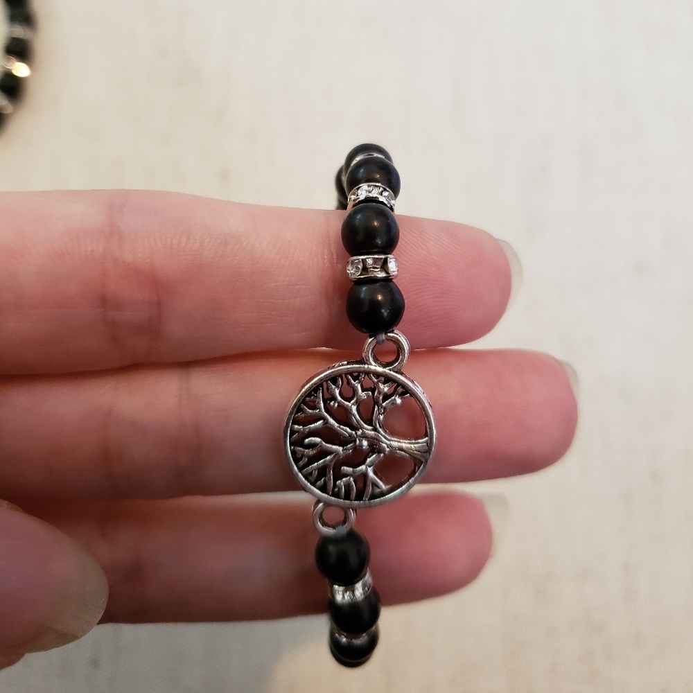 ⚡CLEARANCE⚡ Tree of Life Beaded Charm Bracelet - Picture 8 of 8